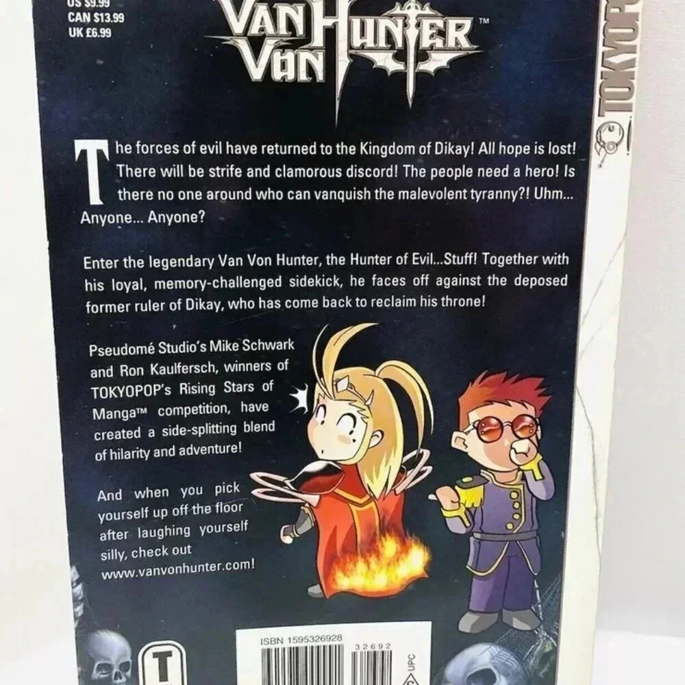 VAN HUNTER VON Graphic Novel Story By Mike Schwark Volume 1 Paperback - Picture 2 of 8